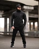 Флісовий спортивно-тактичний костюм Tarantul Black утеплений зносостійкий з кишенями L - зображення 7