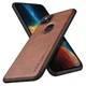 Защитный чехол X-Level Leather для Google Pixel 4a (4G) коричневый - изображение 1