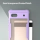 Матовий протиударний чохол Frosted PC AirBag для Google Pixel 6a пурпурний - зображення 6