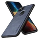 Защитный чехол X-Level Leather для Google Pixel 4a (4G) темно синий - изображение 1