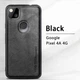 Защитный чехол X-Level Leather для Google Pixel 4a (4G) черный - изображение 2