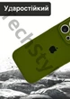 Чохол силіконовий з закритою камерою Epic Premium Silicone Case Camera Protection without MagSafe для Apple iPhone 16 Pro Max (6.9) Army green - зображення 4