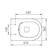 Унітаз підвісний Volle Cante Rimless антрацит (1312.151009) - изображение 4