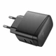 Зарядний пристрій Hoco CS62A 2USB-C PD/QC 45W GAN Black - зображення 2