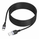 Зарядний кабель Hoco X109 Silicone Type-C 3A 3m Black - изображение 5