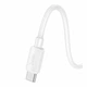 Зарядний кабель Hoco X96 Type-C 27W 3A 0.25m White - зображення 6