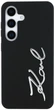 Etui Karl Lagerfeld Silicone Metal Signature Logo do Samsung Galaxy S25 Black (3666339450076) - obraz 3