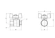 Кран шаровой Thermo Alliance Standart 3/4" ВВ прямой, PN40, бабочка SD602NW20PN40 - изображение 3
