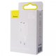 Мережевий зарядний пристрій Baseus Compact 10.5W 2 USB Білий (CCXJ010202) - зображення 7