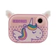 Детский фотоаппарат YT008 Unicorn моментальная печать 2.4" IPS дисплей Pink - изображение 1