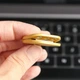 Металлический Антистресс Сlicker Button Toy Магнитный Кликер цвет Золото (01647) - изображение 2