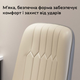 Стілець для кухні RIAS DSF-331 з ергономічною спинкою та м'яким сидінням 86x47x43 см Black (3_07723) - зображення 6