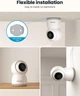 Внутренняя камера видеонаблюдения ieGeek SC1 Pro, разрешением 2K (3 МП), обзор на 360°, ночное видение, отслеживание движения, аудиосвязь, управление через приложение - изображение 3