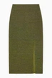 Спідниця COS sparkly textured pencil skirt 1210982001 M Зелений - изображение 4