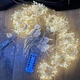 Светодиодная гирлянда штора "Роса мишура" 2x2м, 480 LED, от USB и сети, с пультом, 8 режимов, IP44, Теплый белый - изображение 9