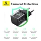 Мережевий зарядний пристрій Baseus Palm Fast Charger 1C 20W + Cable Type-C to Type-C чорний P10111602113-01 - изображение 2