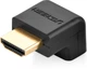 Адаптер Ugreen HD112 HDMI Male to Female Adapter чорний Down (20109) - зображення 2