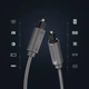Аудио кабель UGREEN AV122 Toslink Optical Audio Cable 3m Black (70893) для четкого и качественного звука - изображение 2