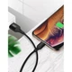 Кабель XO NB143 Braided data cable Type-c 1m Чорний - зображення 2
