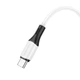 Кабель BOROFONE BX79 silicone charging for Type-C 3A/1m білий - зображення 5