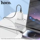 PD Кабель HOCO U121 золотистий standard Transparent Discovery Edition iP 1,2m. чорний - изображение 3