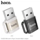 Перехідник HOCO UA31D USB male to Type-C female USB2.0 adapter чорний - изображение 5