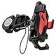 Вело/Мото тримач Hoco CA73 Flying one-touch bicycle/motorcycle universal holder Чорний - изображение 5