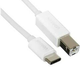 Кабель для принтера или сканера UGREEN US241 USB-C to USB 2.0 Print Cable 1.5m белый 40417 - изображение 3