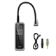 Автокомпресор XO CZ018 Intelligent Portable 5000mAh Wireless Inflation Pump 22 Cylinder Block Чорний - изображение 7