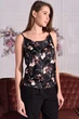 Жіноча чорна майка на бретелях LadyLike 50 Чорний (ll2181235790442) - изображение 1