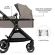 Універсальний візочок 3 в 1 Kinderkraft Esme Pro Sand Beige, KSESME00BEG300N - зображення 4