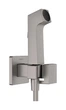Комплект гігієнічного душу Hansgrohe E EcoSmart+ на змішану воду, Brushed Black Chrome (29233340) - изображение 1
