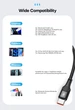 Кабель Asometech Type-C PD 100w 1м Fast Charge Black - зображення 6