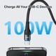 Кабель Asometech Type-C PD 100w 1м Fast Charge Black - зображення 9