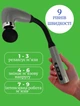 Перкуссионный ручной массажер Fascial Gun для тела с LED-дисплеем - изображение 4