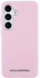 Панель Karl Lagerfeld Saffiano Full Wrapped Elongated Metal Logo MagSafe для Samsung Galaxy S25 Plus Pink (3666339450274) - зображення 3
