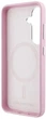 Панель Karl Lagerfeld Saffiano Full Wrapped Elongated Metal Logo MagSafe для Samsung Galaxy S25 Plus Pink (3666339450274) - зображення 6