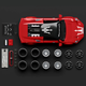 Коллекционная машинка-конструктор Mattel Brick Shop Hot Wheels Speed Maserati 250 деталей УЦЕНКА коробка Hot Wheels JFR90 - зображення 3