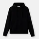 Женское худи с логотипом Stone Island K2S156100023S0A20 V0029 Размер L Черный - изображение 1
