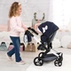Коляска для ляльки Bayer Design Xeo Dark Blue Bow (17081AA) - зображення 6