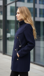 Пальто VOLANGE 42 Синій (DS-1458-Navy-blue) - зображення 3