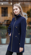 Пальто VOLANGE 42 Синій (DS-1458-Navy-blue) - зображення 7