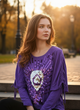 Блуза Zeren M Фіолетовий (OK-R366-Purple) - зображення 6