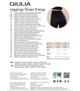 Cпортивные бесшовные леггинсы со штрипками - Giulia - LEGGINGS STRAPS ENERGY - L/XL - Black - изображение 4