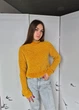 Женский укороченный вязанный свитер Divided Желтый XS (на укр 40-42) - изображение 5