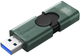 USB флеш накопитель Kingston 128GB DataTraveler Duo USB 3.2 / Type-C Black/Green (DTDEG2/128GB) - изображение 5