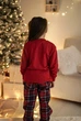 Детская теплая пижама M (116-122 см) для Мальчиков и Девочек Winter Holiday Красная COSY - изображение 7