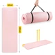 Коврик (мат) спортивный 4FIZJO NBR 180 x 60 x 1.5 см для йоги и фитнеса Light Pink (P-5907739316998) - изображение 10