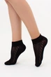 Женские короткие носки с сетчатым плетением Giulia WS1 AIR 011 36/40 Black-nero черные носки сетка - изображение 2