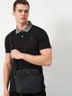Сумка планшет через плечо мужская маленькая Guess HMTOGR-P5258-BLA Black (7620837299779) - изображение 2